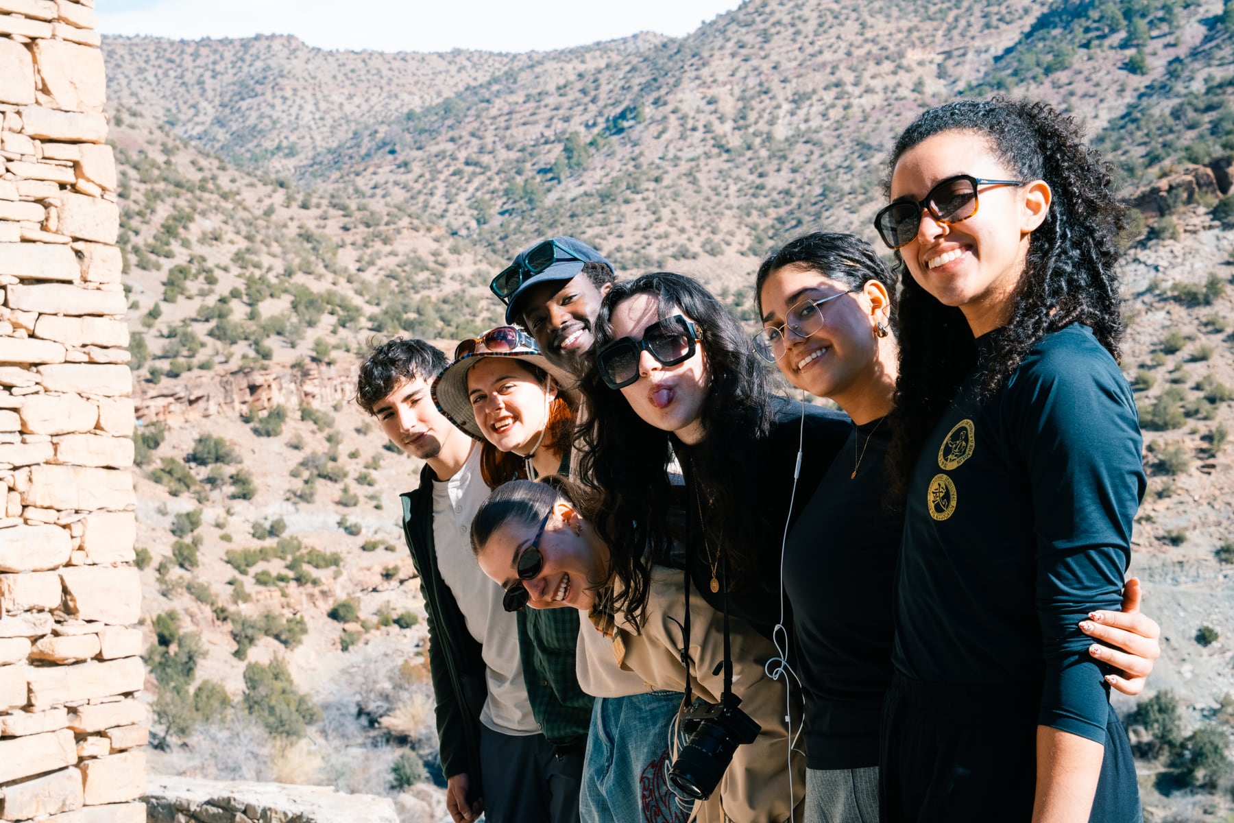 Tende and friends in the mountains